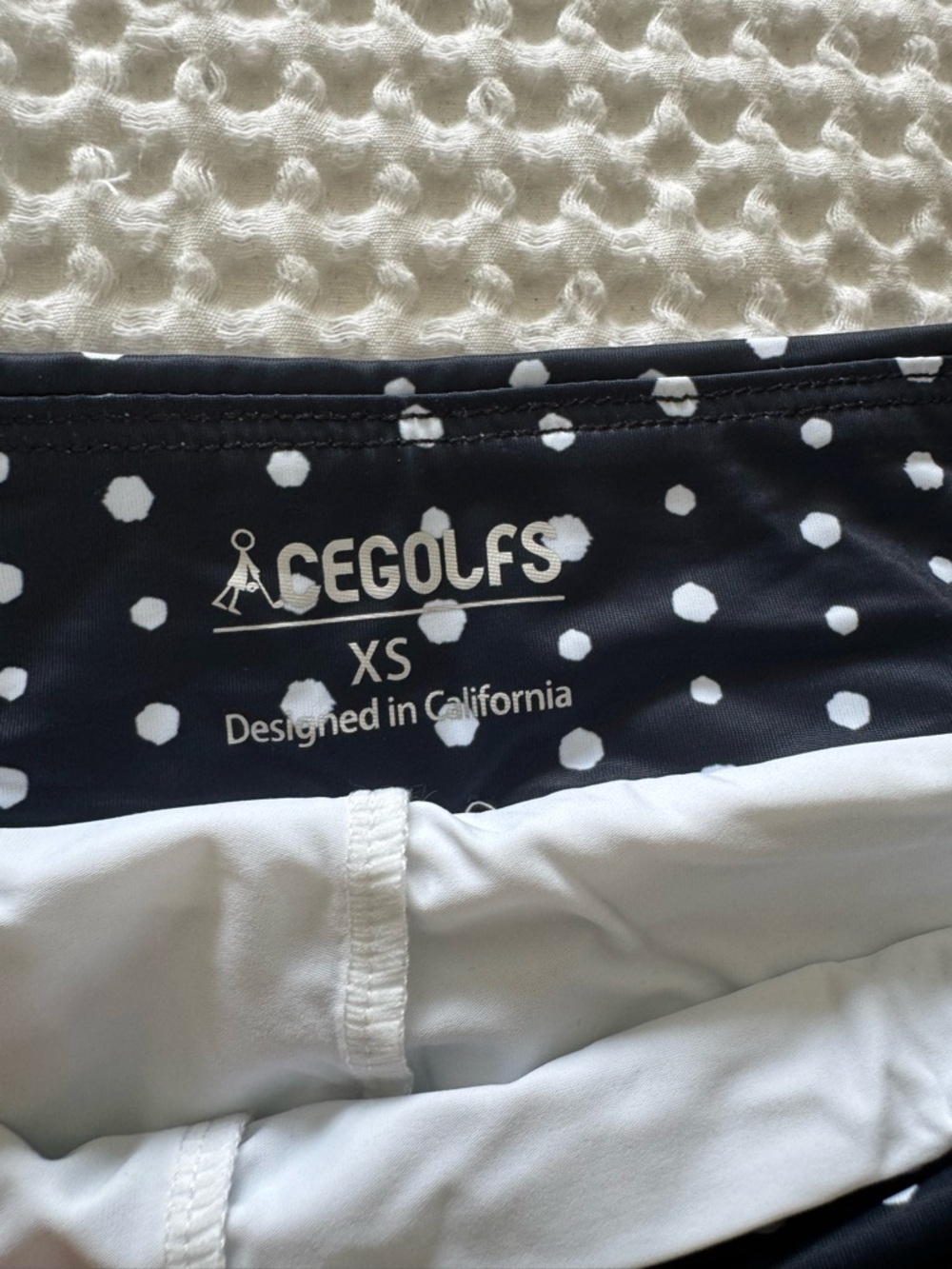 Classic Polka Dot A-Line Skirt - Black and White - Picture 4 of 6